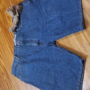 Mens Levi's 505 Jean Shorts Denim 38 Straight Fit
